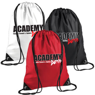 academy arts drawstring bag